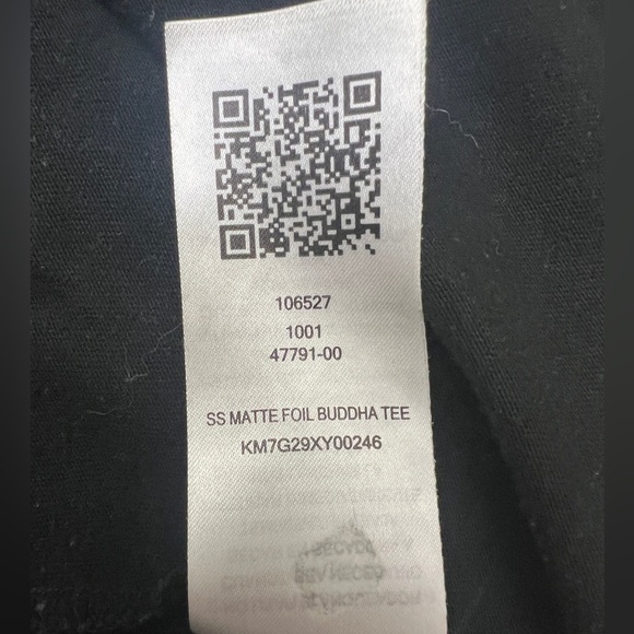 True Religion Short sleeve MATTE FOIL BUDDHA TEE - black - size M - Picture 6 of 6